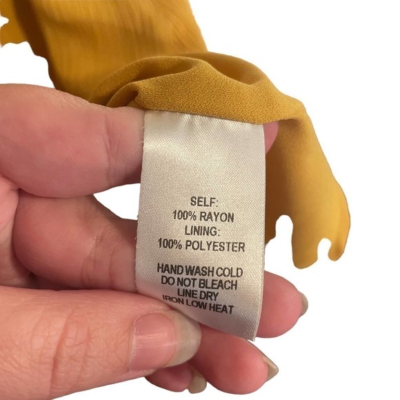 Lulus Mustard Yellow Harbor Point Wrap Dress w/Slit Sleeves - Picture 5 of 11